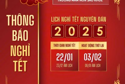 Thông báo lịch nghỉ Tết Nguyên đán Ất Tỵ 2025